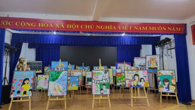 Cuộc Thi Vẽ Tranh Chào Mừng Ngày Nhà Giáo Việt Nam Tại Trường THCS Hùng Vương